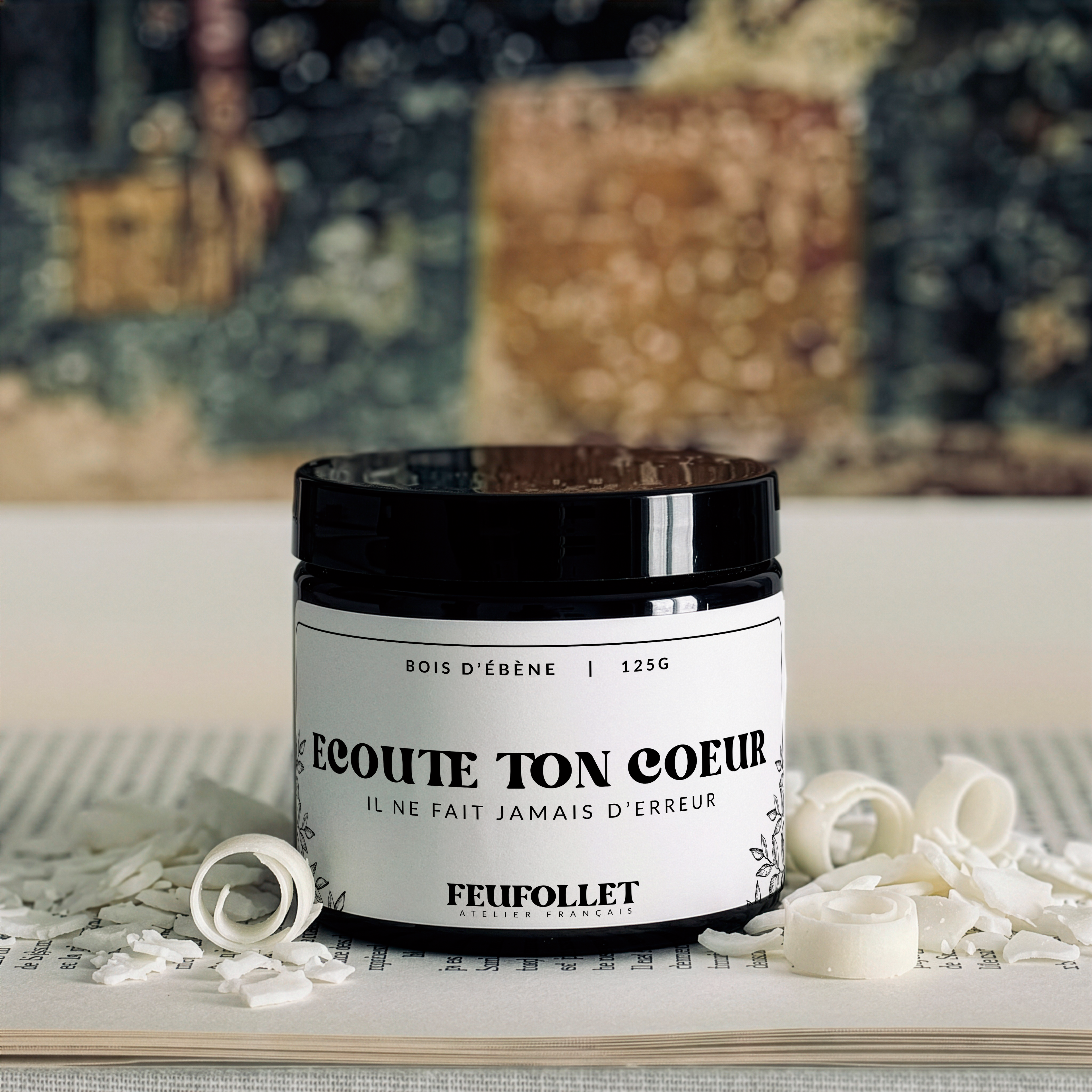 Bougie message - Ecoute ton coeur