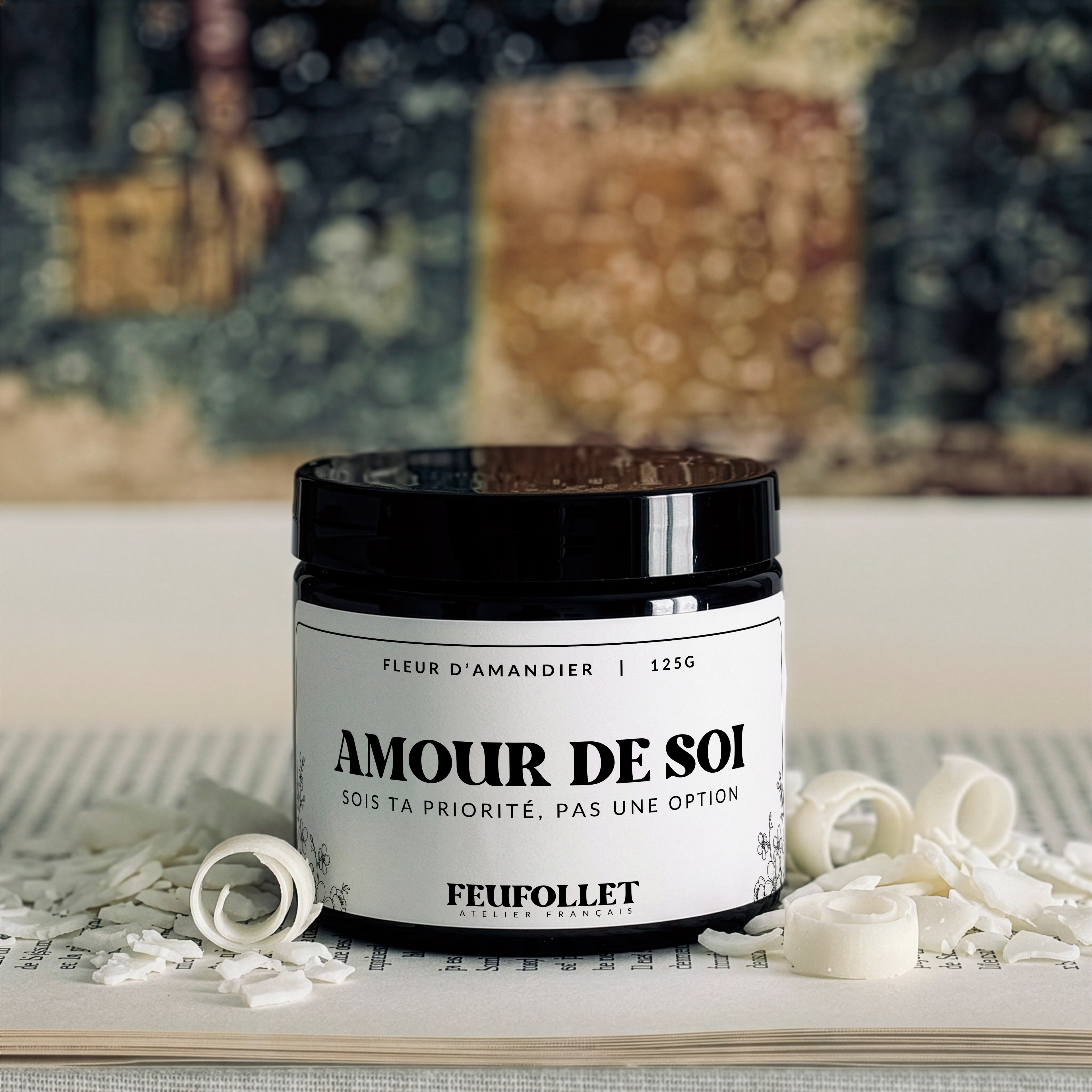 Bougie message - Amour de soi