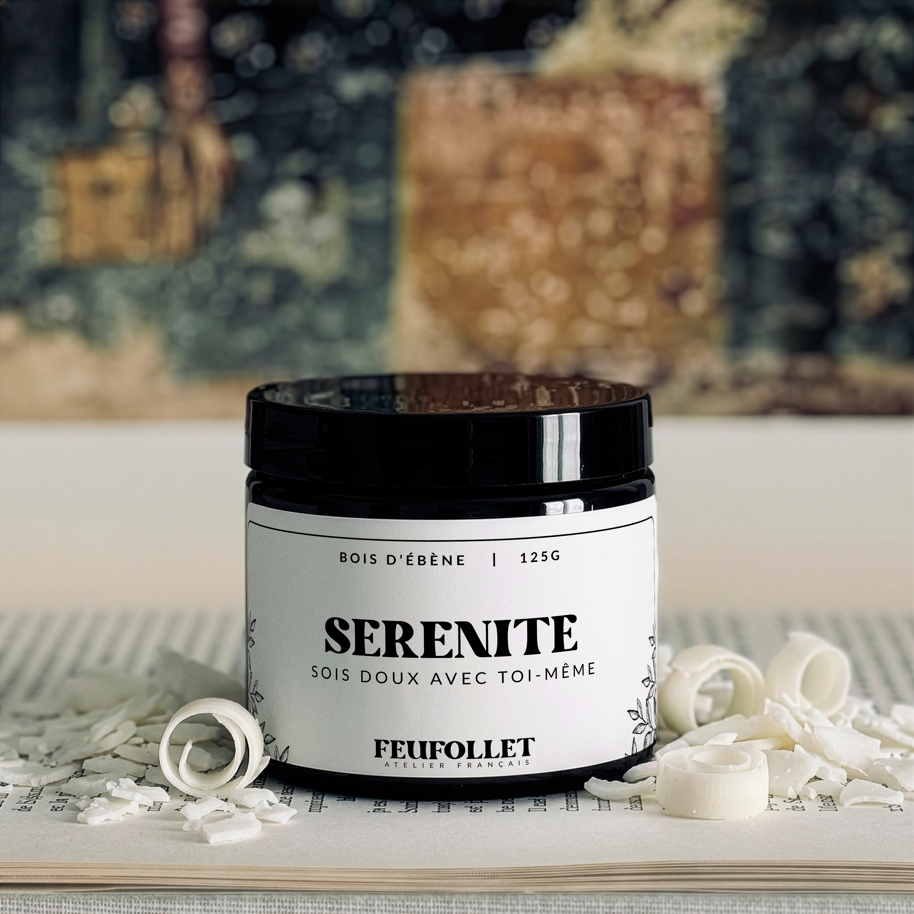 Bougie message - Sérénité