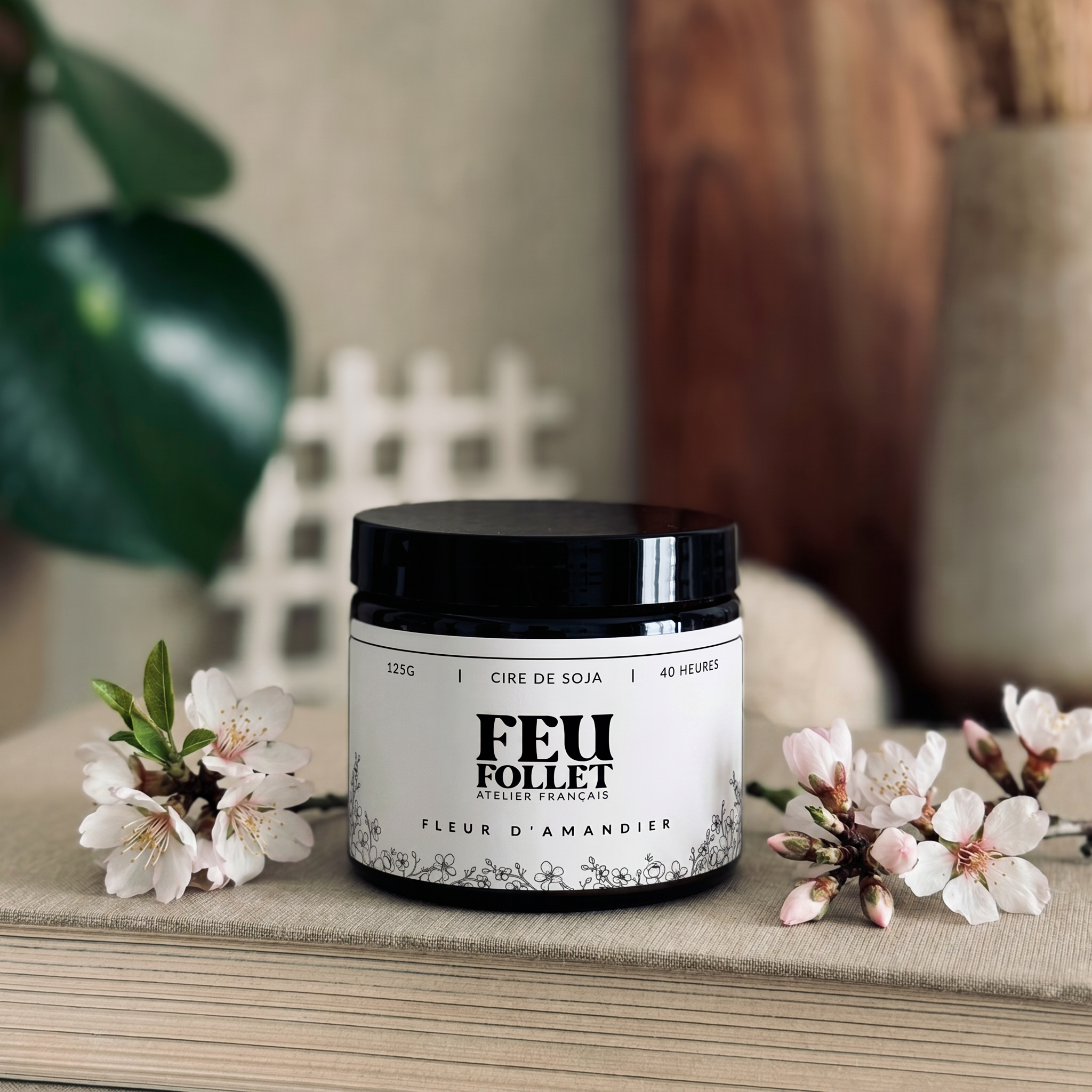 Bougie parfumée - Fleur d'amandier