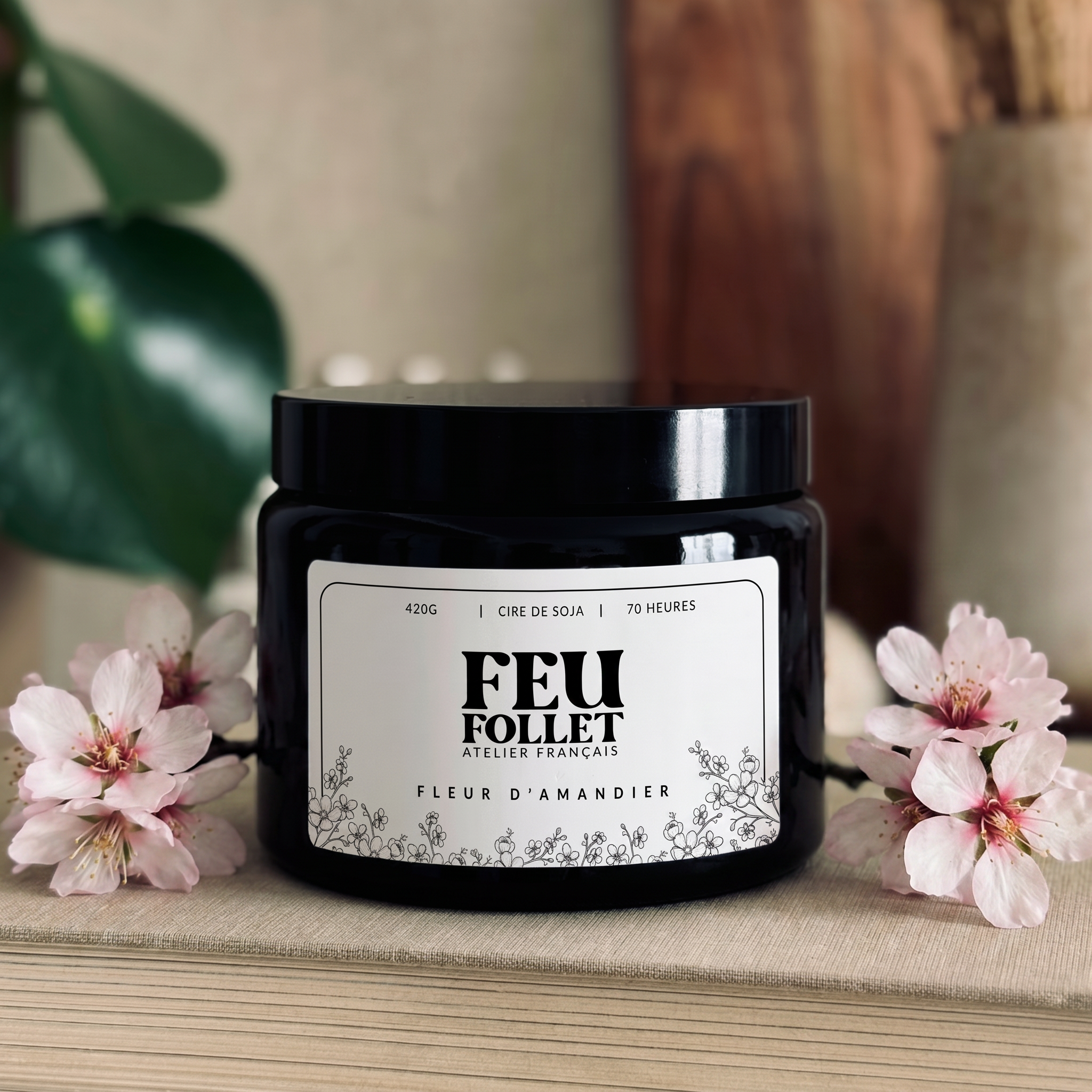 Bougie parfumée - Fleur d'amandier